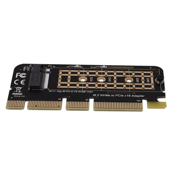 M.2 Карта-конвертер Nvme SSD в PCI-E X16 NGFF M-Key M.2 Pcie PCI-Express X4/X8/X16 HDD Карта-адаптер для жесткого диска с твердотельным накопителем
