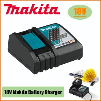 Makita Оригинальное Зарядное устройство DC18RC Makita 3A 6A 14,4V 18V Bl1830 Bl1430 BL1860 BL1890 Инструмент PowerCharger Usb 18VRC