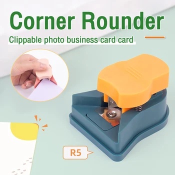 Mini R5 DIY Card Paper Punch Craft Circle Pattern Фоторезак Угловой Инструмент Для Округления Канцелярских Принадлежностей Ручное Отверстие Для Скрапбукинга