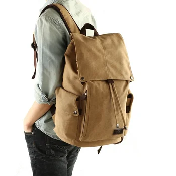 Moniu Корейская версия, модный мужской повседневный рюкзак, дорожная сумка для компьютера, мужской холщовый студенческий флип-рюкзак в наличии