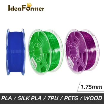 PLA 0,8/1 кг 1,75 мм Нить Накаливания TPU PETG SILK-PLA Пластик для 3D-принтера, Печатающий Расходные материалы Filamento Impresora 3D Аксессуар