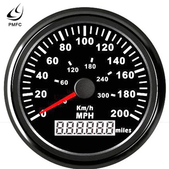 PMFC Универсальный 85 мм GPS спидометр 200 км/ч для автомобиля, грузовика, лодочного мотора, Авто