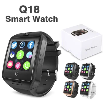 Q18 Смарт-часы Bluetooth Smartwatch для мобильных телефонов Android с поддержкой SIM-карты, камеры, ответа на вызов и настройки различных языков 1.44