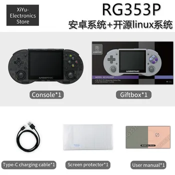 RG353P Android Портативная Мини-игровая консоль для PSP с открытым исходным кодом GBA Ретро-Ностальгические Игровые Консоли Video Box Gb Boy Color для Подарка