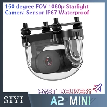 SIYI A2 мини Сверхширокоугольный FPV Карданный Шарнир с Наклоном по одной оси с разрешением 160 градусов 1080p Starlight Камера Сенсор IP67 Водонепроницаемый