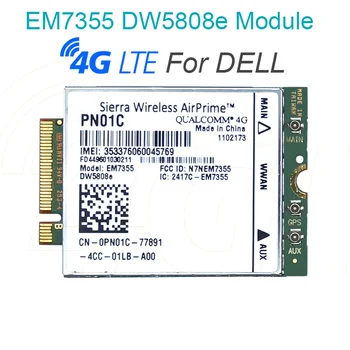 Sierra Беспроводной DW5808E 4G LTE Модуль EM7355 Qualcomm WWAN NGFF Карта dw 5808E для Dell Venue 11 Pro Latitude 14 12 11 Pro