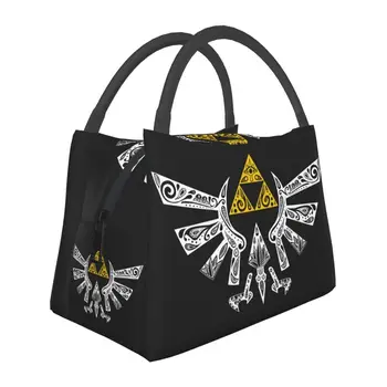 The Legend Of Zelda Zelda Изолированные сумки для ланча для женщин, игровой термоохладитель, коробка для Бэнто, Открытый Кемпинг, Путешествия
