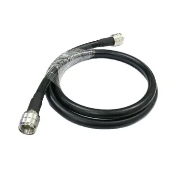 UHF Штекер PL259 RF Коаксиальный кабель RG8 с низкими Потерями 50 см 20 дюймов Оптовая Цена Новый