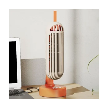 USB Башенный Вентилятор 2400 мАч Аккумуляторная Башня Настольный Вентилятор Портативный Настольный Охладитель Воздуха Для Учебы в Кемпинге-B