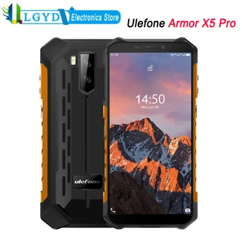 Ulefone Armor X5 Pro Прочный телефон IP68 Водонепроницаемый 4 ГБ + 64 ГБ ПЗУ 5,5 