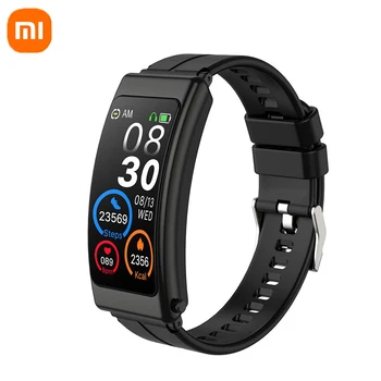 Xiaomi mi Спортивный Смарт-браслет Для Мужчин И Женщин, Беспроводные Наушники для вызова Bluetooth, 2-в-1, Смарт-часы, Шагомер, Фитнес-Браслет, Браслет