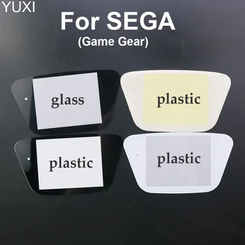 YUXI 2/5/10 шт. Для Sega Game Gear GG Защитная Панель Объектива Стекло и Пластик Ремонтная Деталь Защитная крышка для экрана Замена