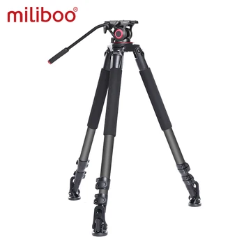miliboo MTT703A Профессиональная Камера для наблюдения за птицами, Штатив для Сверхпрочного Телеобъектива с плоской головкой для цифровой зеркальной камеры