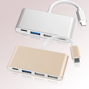 mini hub 3 Адаптера USB Type C Концентратор к USB 3,0 2,0 с поддержкой PD usb-c к usb c Samsung USB-C Док-станция для MacBook Pro/Air 2020