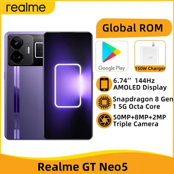 realme GT Neo 5 NFC 8 ГБ 256 ГБ Snapdragon 8 + Gen 1 6,74 