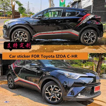 Автомобильная наклейка для Toyota IZOA C-HR, украшение для кузова, персонализированная наклейка на наружную дверь