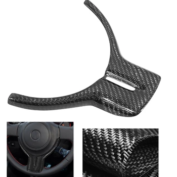 Автомобильное снаряжение, накладка на рулевое колесо из настоящего углеродного волокна, наклейка в полоску, декор для Toyota GT86 и Subaru BRZ 2012-2016