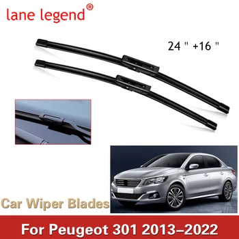 Автомобильные щетки Переднего стеклоочистителя LHD для Peugeot 301 2013-2022 2 шт. Щетки Для Омывателя Ветрового стекла Аксессуары Для лобового стекла 24 