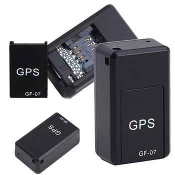 Автомобильный GPS-трекер GF-07, Позиционер для отслеживания в реальном времени, магнитное адсорбционное крепление, автомобильный Мини-локатор, аксессуары для автоэлектроники
