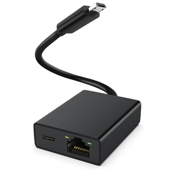 Адаптер Micro-USB Ethernet, сетевая карта Micro-USB на 100 М Для 4K Fire TV Stick, Ethernet-коммутатор, маршрутизатор