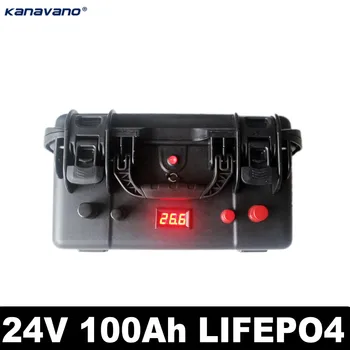 Аккумуляторная батарея lifepo4 24V100ah Литиевая аккумуляторная батарея с bms для RV автомобильного мотора и кемпинга
