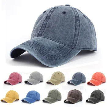 Бейсбольная кепка snapback шляпа весна осень шапка на открытом воздухе солнце шапка ковбой для воды стиральная шляпа хип-хоп приталенная кепка для мужчин женщин