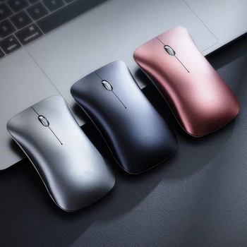 Беспроводная бесшумная оптическая мышь Bluetooth, Перезаряжаемая Эргономичная компьютерная мышь USB Mause BT USB, 3 режима, мыши для ПК, ноутбука, Pink Girl