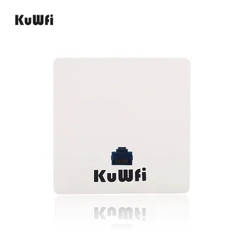 Беспроводной маршрутизатор KuWFi 300 Мбит/с, встроенная в стену беспроводная точка доступа, беспроводной маршрутизатор AP Поддерживает 20 пользователей
