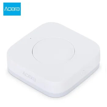 Беспроводной мини-переключатель Aqara Smart Remote One Key Control Интеллектуальное приложение Aqara Home Security APP Control для приложения Mi Home