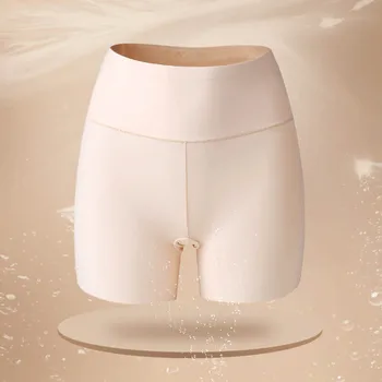 Бесшовные женские Летние Безопасные Короткие Трусики Ice Silk Underpant шорты Под Юбкой Нижнее Белье Дышащая женская одежда Без скручивания