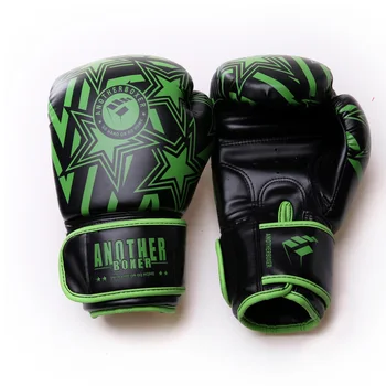 Боксерские перчатки для взрослых из искусственной кожи с классным принтом, перчатки для боевых искусств Муай Тай, Оборудование для тренировок Мма, 4-14 унций
