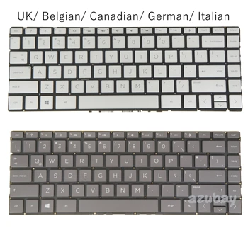 Британская Бельгийская Канадская Немецко-Итальянская клавиатура для HP Pavilion 13-an0000 Spectre 13-ap0000 13t-ap0000 NSK-XBABQ L12734-DB1 с подсветкой