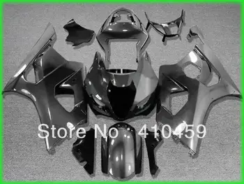 В продаже!! Комплект обтекателей для SUZUKI GSXR1000 GSX-R1000 GSXR 1000 K3 03 04 2003 2004 серый черный ABS Комплект гоночных обтекателей SM59