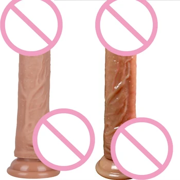 Водонепроницаемый реалистичный фаллоимитатор с присоской для лесбийских пар Взрослые Мастурбирующие Секс-игрушки для удовольствия от приклада
