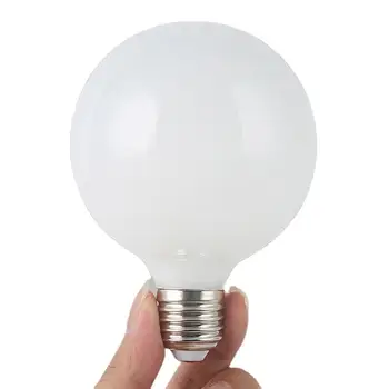 Высококачественная 85-265 В Молочно-стеклянная Крышка E27 Глобус лампа Опалово-белая G80 G95 G125 Молочно-белая лампочка