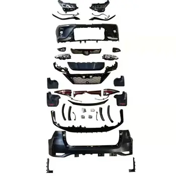 Высококачественные аксессуары 4X4, Передние автомобильные бамперы, ABS, черные пластиковые обвесы для Fortuner 2016 +