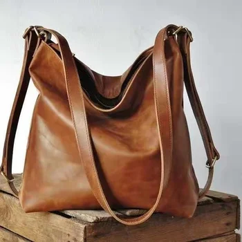 Высококачественный кожаный рюкзак для женщин, дорожная сумка, женские сумки на плечо большой емкости для дам, сумка-тоут
