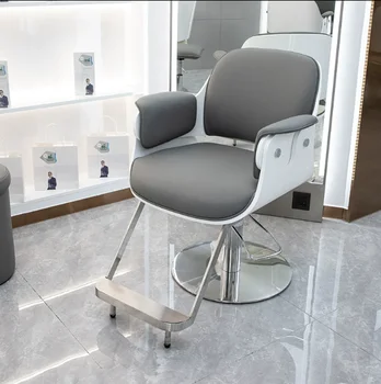 Высококлассные стулья для парикмахерских, парикмахерские салоны, стулья для стрижки волос, которые можно складывать, специальный вращающийся парикмахерский салон