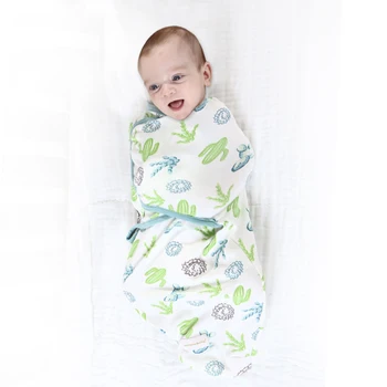 Детские Спальные мешки Для Новорожденных, Хлопчатобумажный Детский Пеленальный Конверт для 0-6 месяцев, Детское одеяло для Пеленания, Спальный мешок