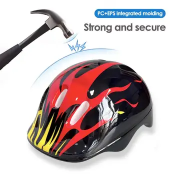 Детский велосипедный шлем, модный ударопрочный сверхлегкий детский велосипедный шлем для скейтбординга, спортивные принадлежности