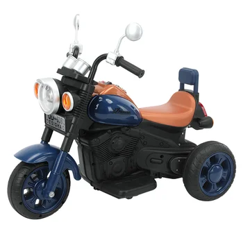 Детский электромобиль Мотоцикл Для мальчиков и девочек, заряжаемый от аккумулятора дистанционного управления, Коляска может сидеть
