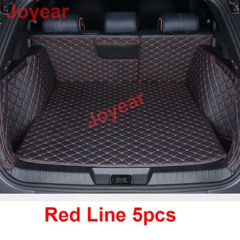 Для BYD SONG Plus DMI EV 2020-2021, устойчивый к царапинам, износостойкий водонепроницаемый нескользящий коврик для багажника, защитные аксессуары