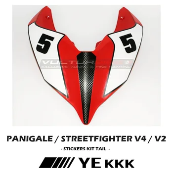 Для Ducati Panigale V4 V4S V4R V2 Streetfighter V4 V4S SP Наклейка На Задний Хвост Наклейка На Обтекатель Копия Корпуса Из Углеродного волокна