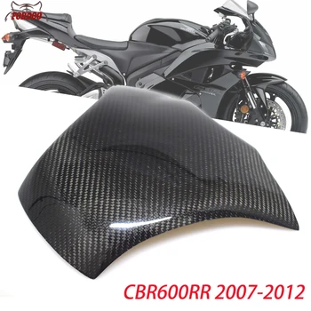 Для Honda CBR600RR CBR 600 RR 2007 2008 2009 2010 2011 2012 Аксессуары Для Мотоциклов Наклейка Из Углеродного Волокна Крышка Топливного бака Протектор