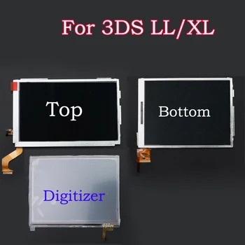 Для Nintendo 3DS XL LL Нижняя Панель Дисплея ЖК-экран Совместимая Замена Верхнего Нижнего ЖК-дисплея