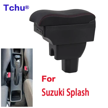 Для Suzuki Splash подлокотник коробка Suzuki Splash автомобильный подлокотник коробка для хранения Внутренняя модификация USB зарядка Пепельница