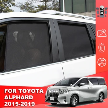 Для Toyota ALPHARD VELLFIRE AH30 2015-2019 Автомобильный Солнцезащитный Козырек На Заднее Боковое Детское Окно Солнцезащитный Козырек На Переднее Лобовое Стекло Шторка