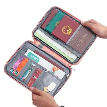 Дорожная обложка для паспорта, водонепроницаемый держатель для паспорта, многофункциональный органайзер для документов, удостоверяющих личность, Аксессуары для кредитных карт