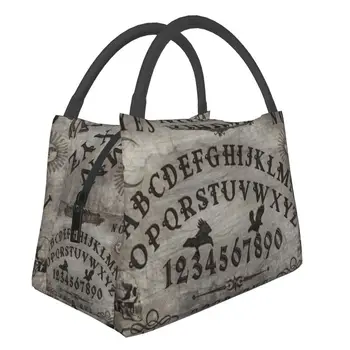 Доска для спиритических сеансов Ouija, Изолированная сумка для ланча для женщин, Переносной термоохладитель для колдовства, коробка для Бенто для кемпинга на открытом воздухе