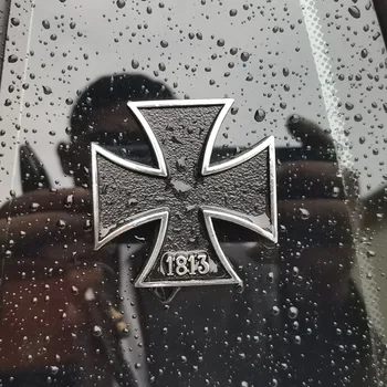 Железный Крест Из хромированного металла Германия 1813 Мальта Символ Добродетели, Медаль, Крест, Эмблема, Значок для укладки мотоциклов, Наклейка на Авто, поглаживание